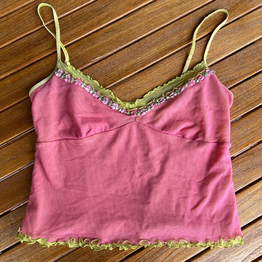 Y2K Mesh Tank Top